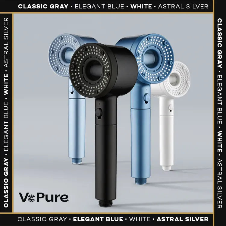 VcPure™ Filtered Shower Head 2.0 + Ebook Included