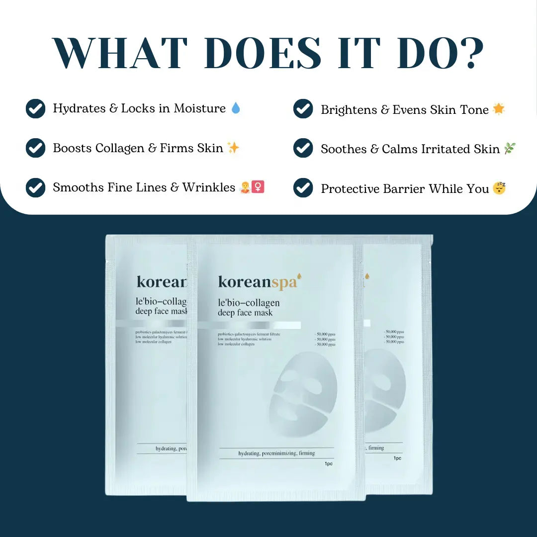 le’bio - Collagen Deep Face Mask