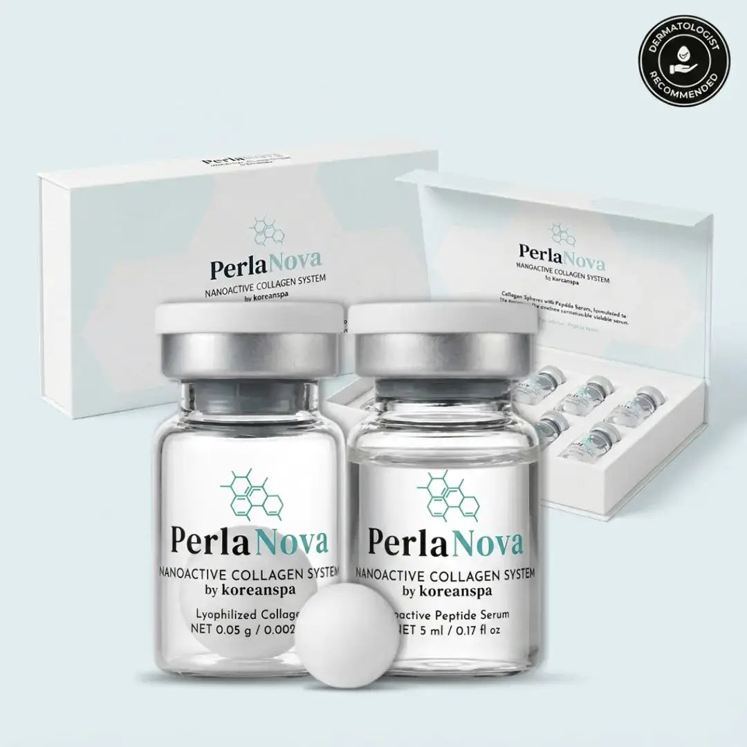 Freeze-dried collagen serum PerlaNova — activated with bio-peptide serum
