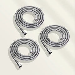 3x Stainless Steel Hose